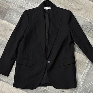 Zara Classic Black Blazer
